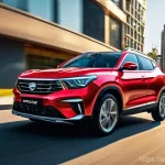 지리 콜라이더와 기아 셀토스 비교 - **Prompt 1: Geely Coolray - Dynamic Urban Escape**
    "A Geely Coolray, in a vibrant metallic red, ...